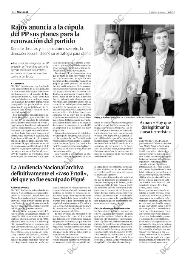 ABC SEVILLA 04-09-2004 página 14