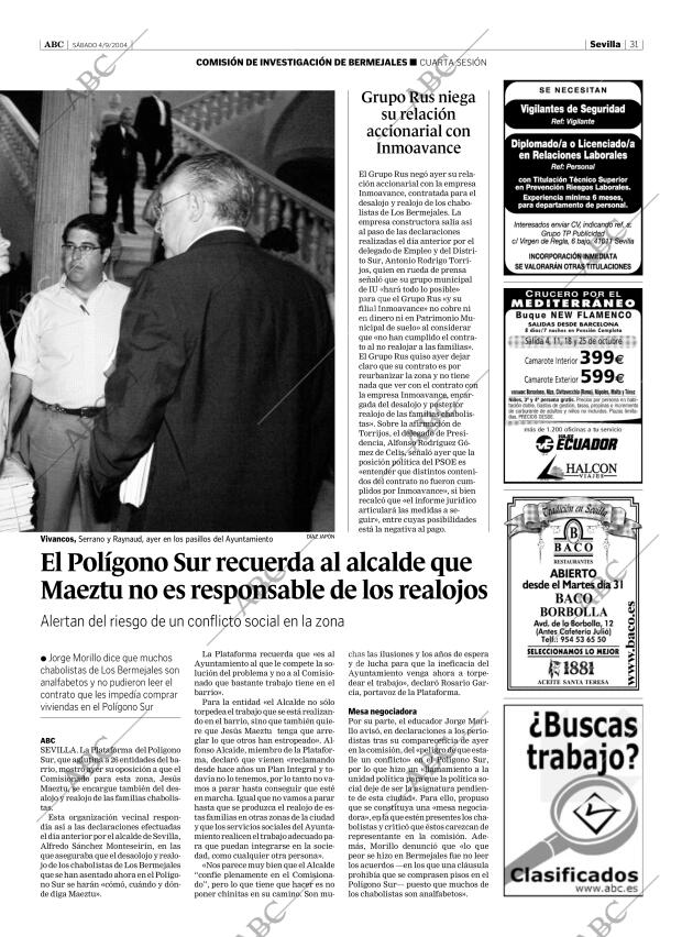 ABC SEVILLA 04-09-2004 página 31