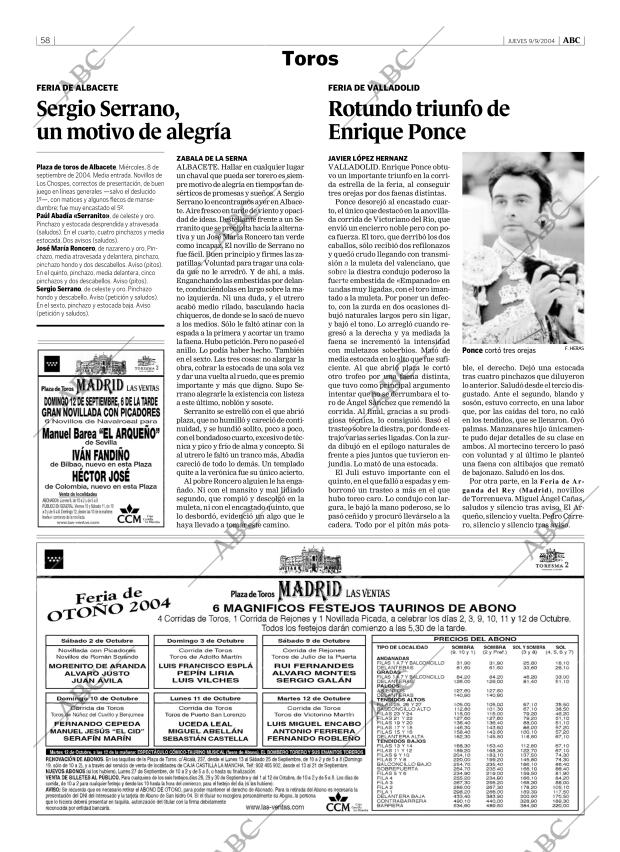 ABC MADRID 09-09-2004 página 58