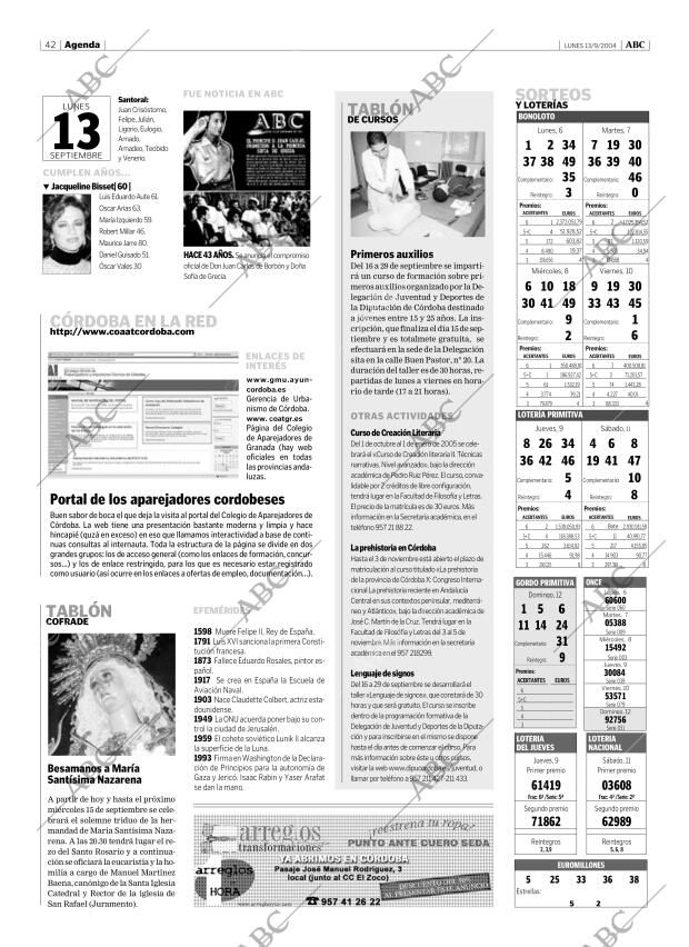ABC CORDOBA 13-09-2004 página 42