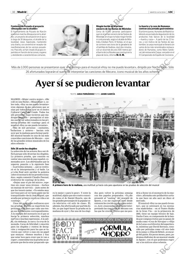 ABC MADRID 14-09-2004 página 38