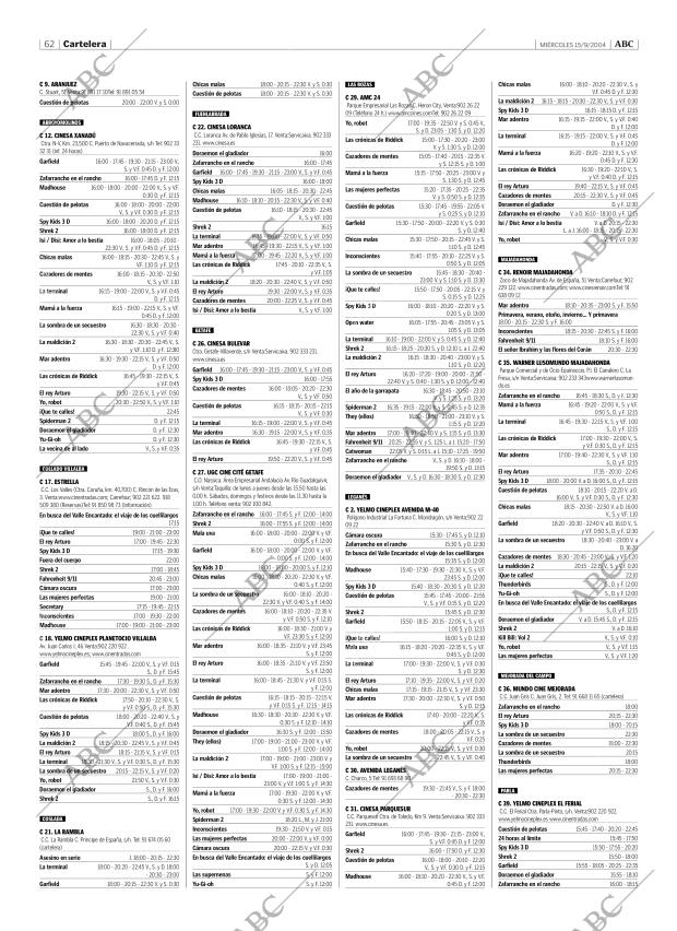 ABC MADRID 15-09-2004 página 62