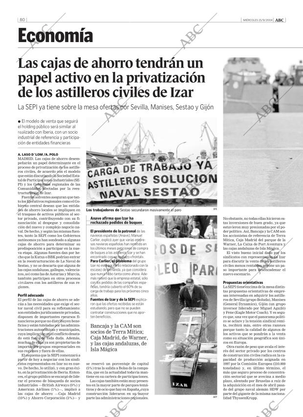 ABC MADRID 15-09-2004 página 80