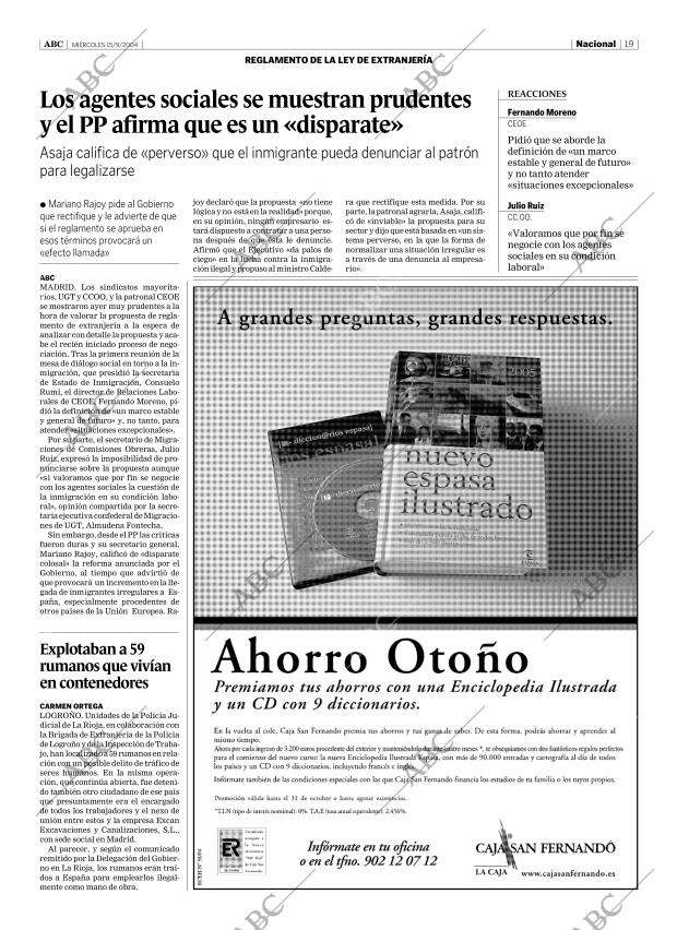 ABC SEVILLA 15-09-2004 página 19