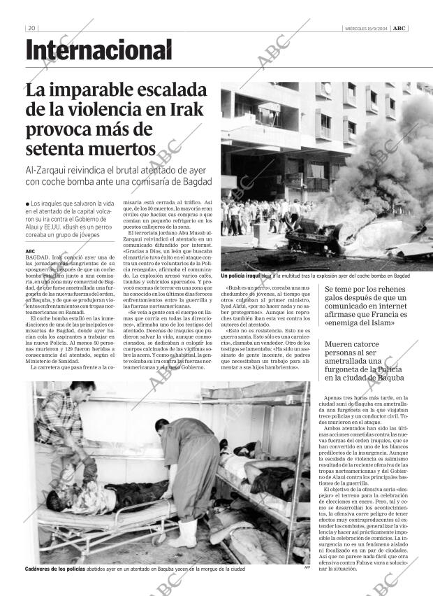 ABC SEVILLA 15-09-2004 página 20