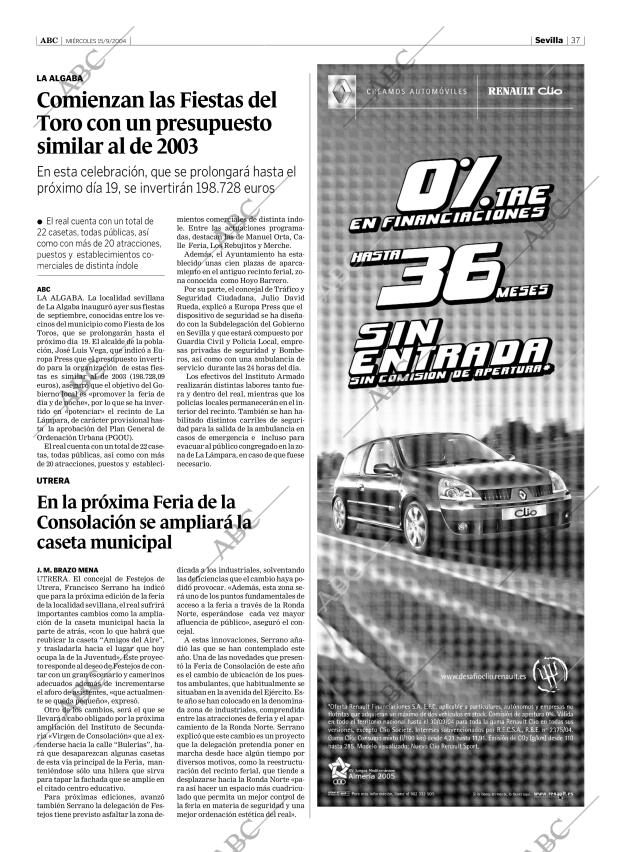 ABC SEVILLA 15-09-2004 página 37