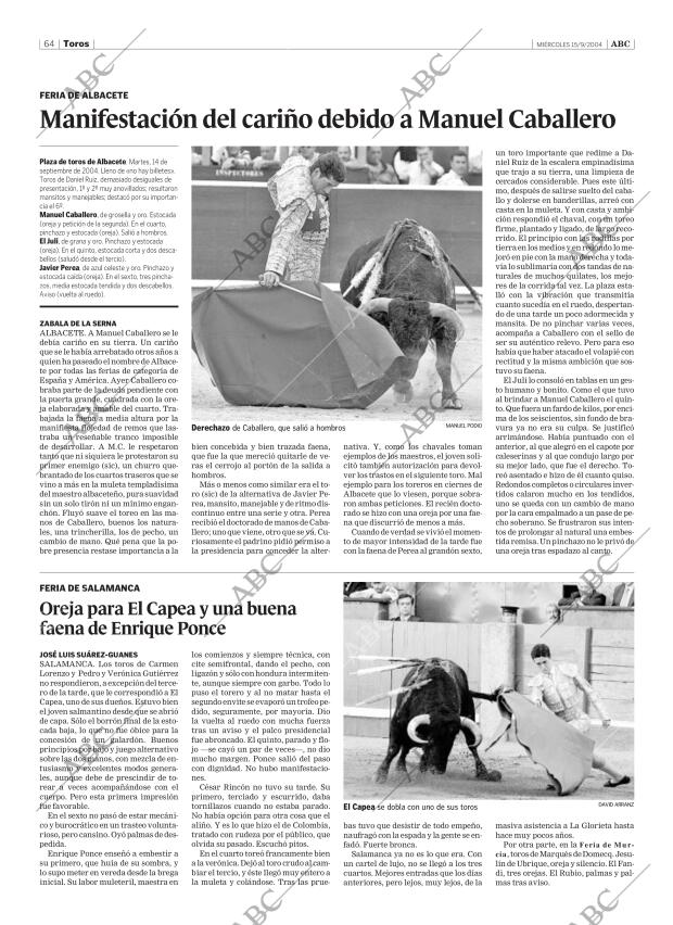 ABC SEVILLA 15-09-2004 página 64
