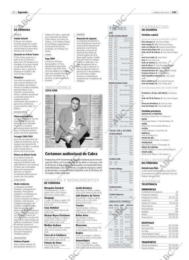 ABC CORDOBA 18-09-2004 página 42