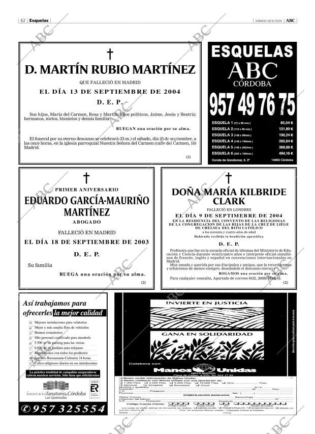ABC CORDOBA 18-09-2004 página 62