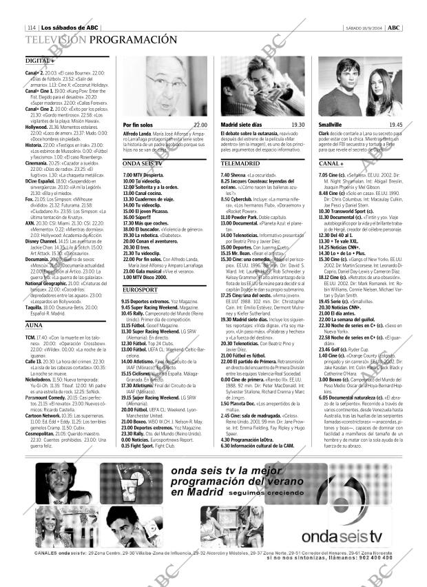 ABC MADRID 18-09-2004 página 114