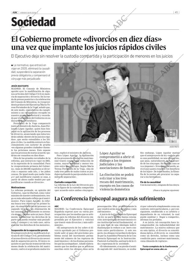ABC MADRID 18-09-2004 página 45