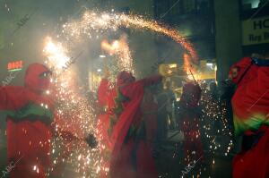 Correfocs en las Fiestas de la Merced