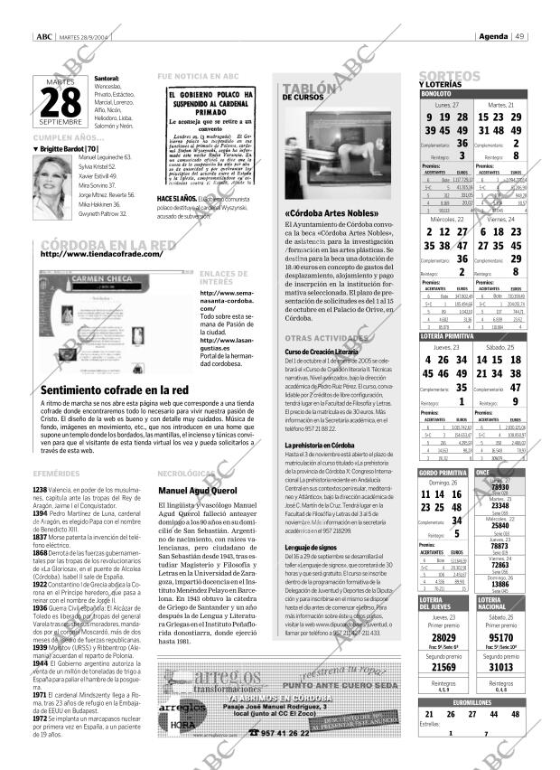 ABC CORDOBA 28-09-2004 página 49