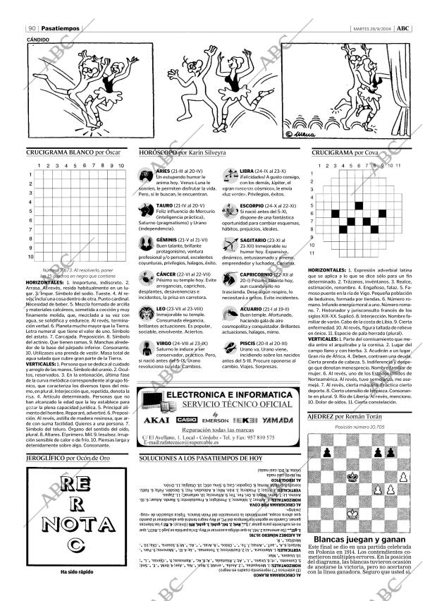 ABC CORDOBA 28-09-2004 página 90