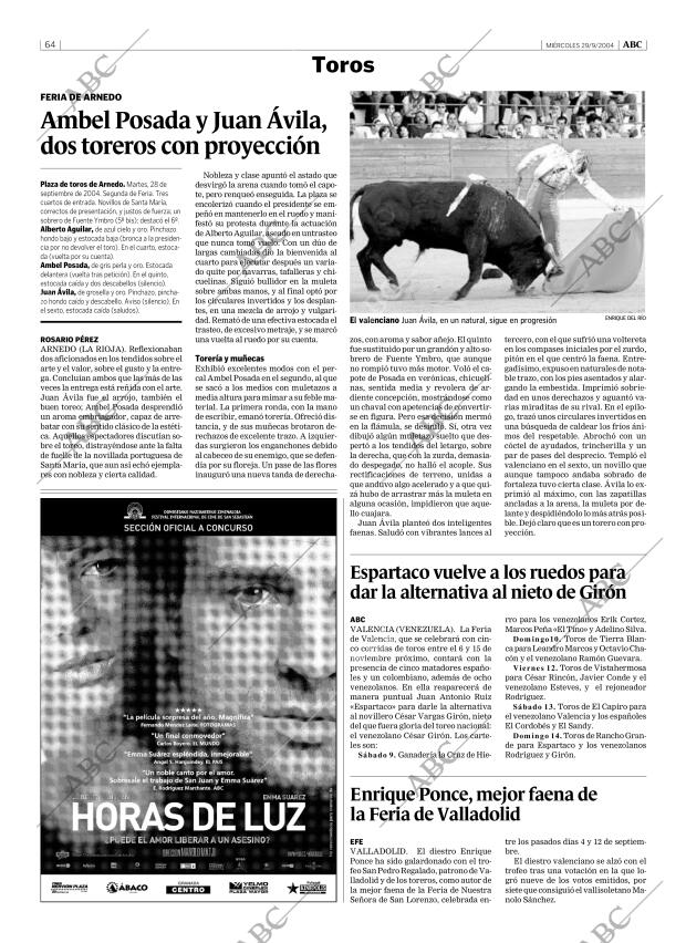 ABC CORDOBA 29-09-2004 página 64