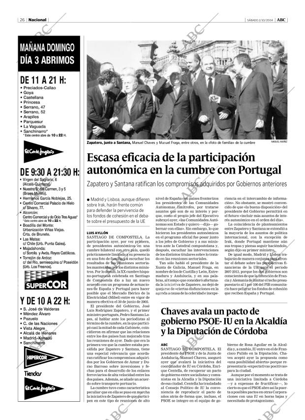 ABC MADRID 02-10-2004 página 26