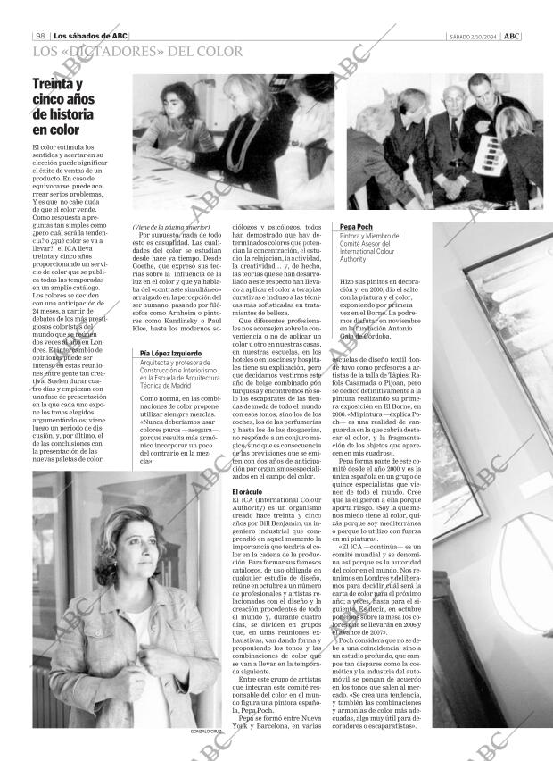 ABC MADRID 02-10-2004 página 98