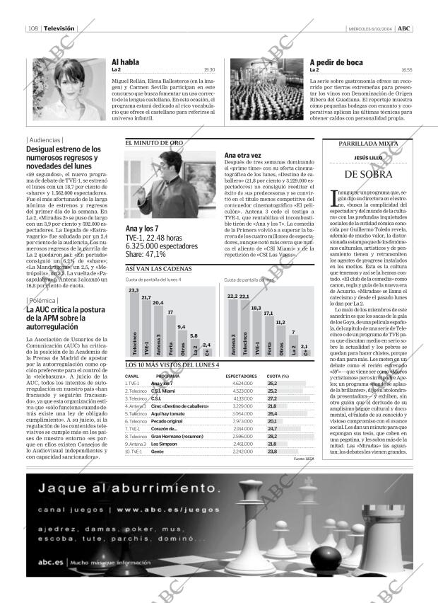 ABC MADRID 06-10-2004 página 108