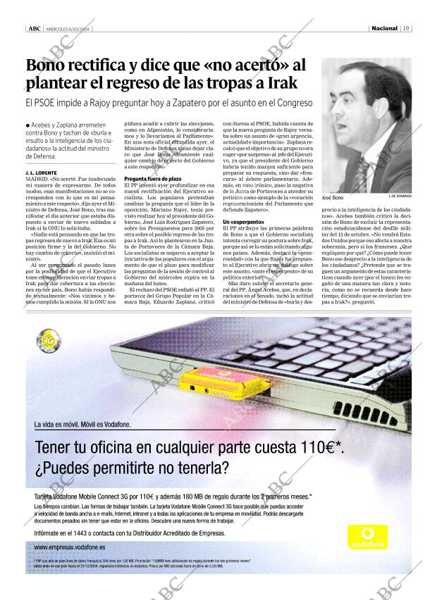 ABC MADRID 06-10-2004 página 19