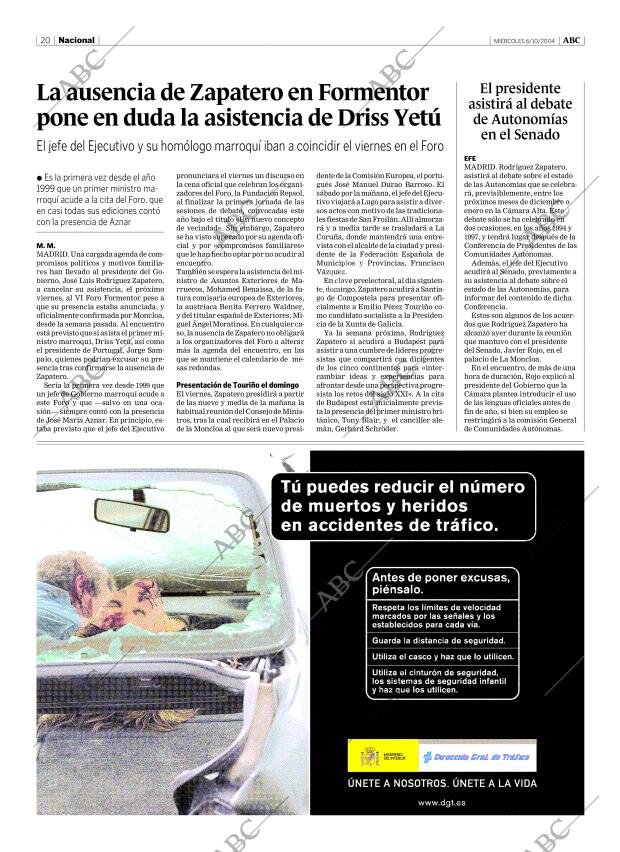 ABC MADRID 06-10-2004 página 20