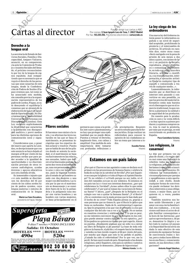 ABC MADRID 06-10-2004 página 8
