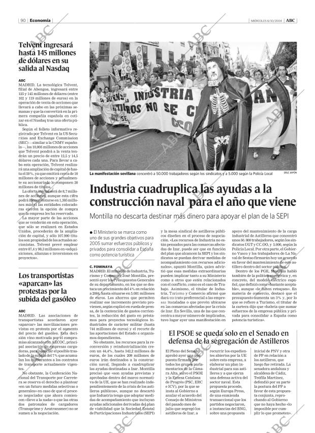 ABC MADRID 06-10-2004 página 90