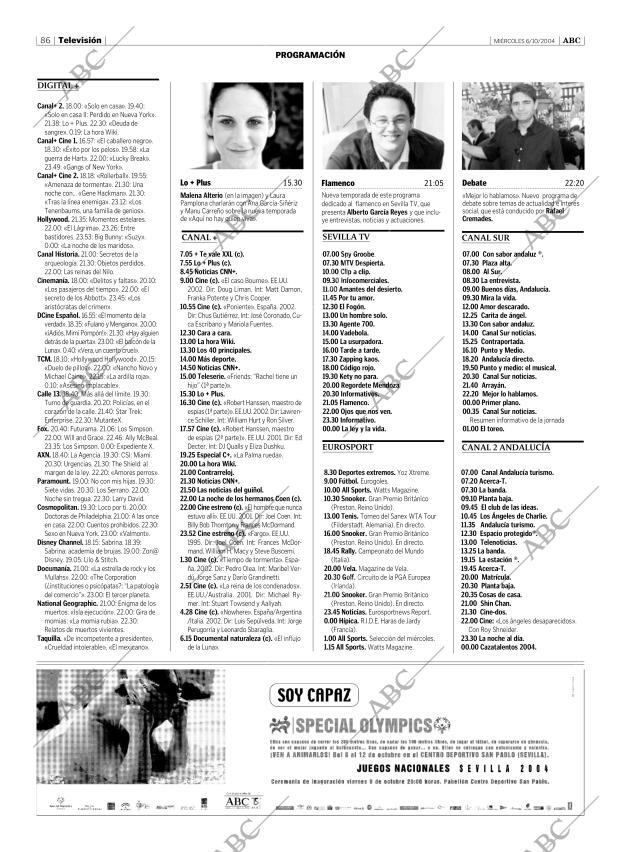 ABC SEVILLA 06-10-2004 página 86
