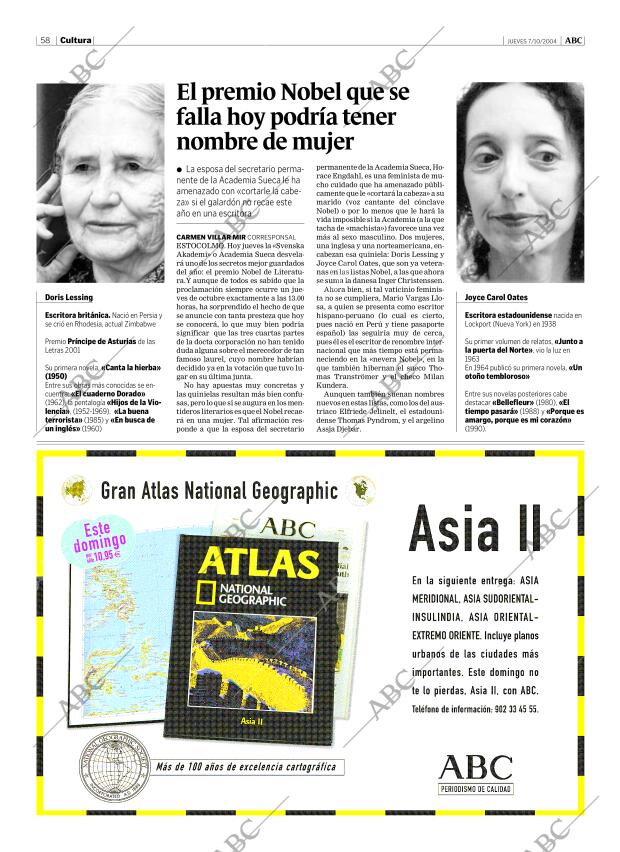 ABC MADRID 07-10-2004 página 58