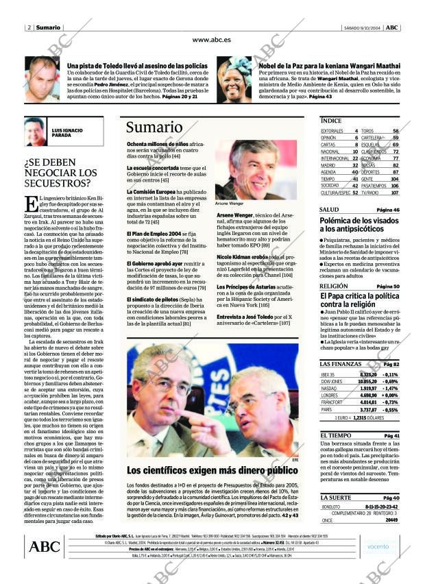 ABC MADRID 09-10-2004 página 2