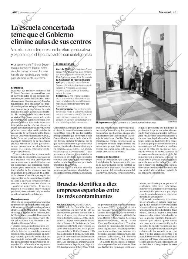 ABC MADRID 09-10-2004 página 45