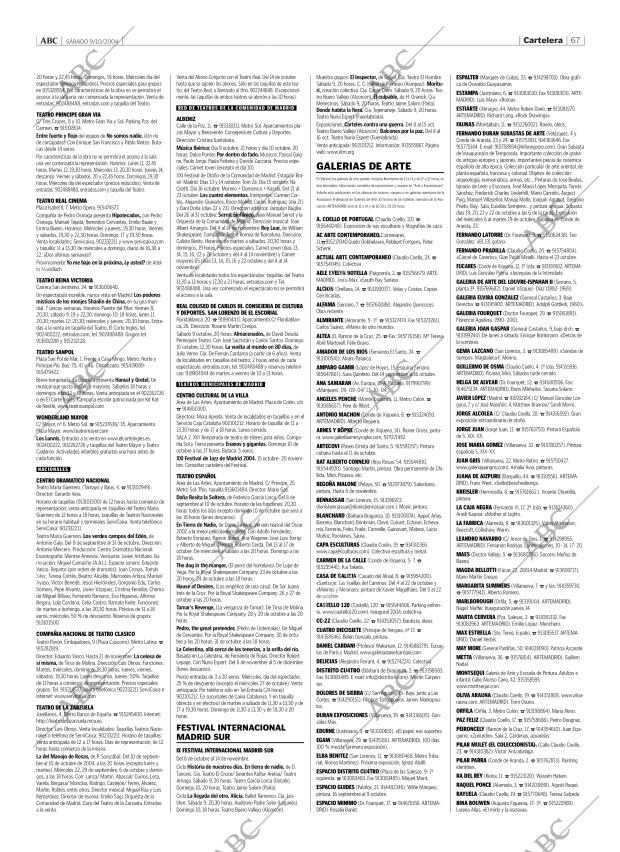 ABC MADRID 09-10-2004 página 67