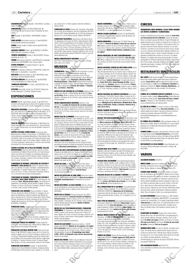 ABC MADRID 09-10-2004 página 68