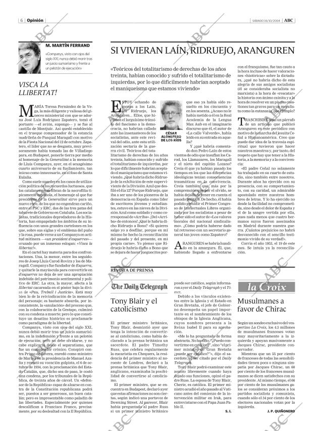 ABC MADRID 16-10-2004 página 6