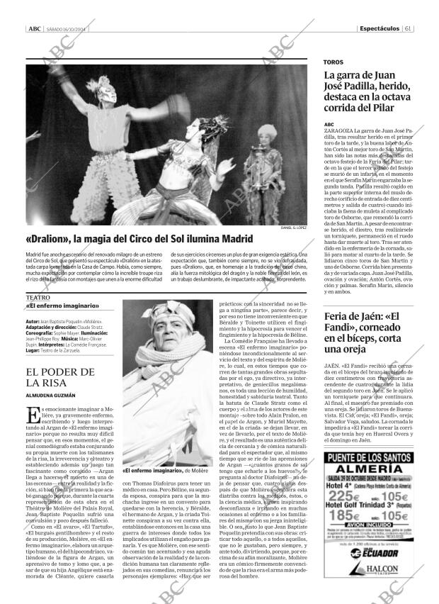 ABC MADRID 16-10-2004 página 61