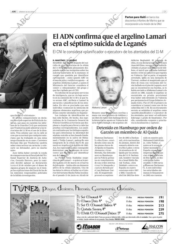 ABC SEVILLA 16-10-2004 página 13