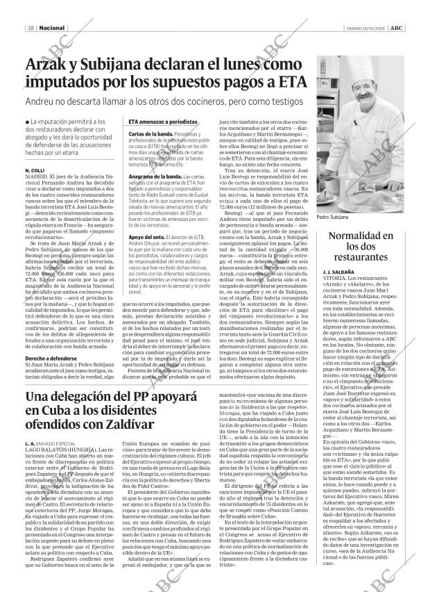 ABC SEVILLA 16-10-2004 página 18