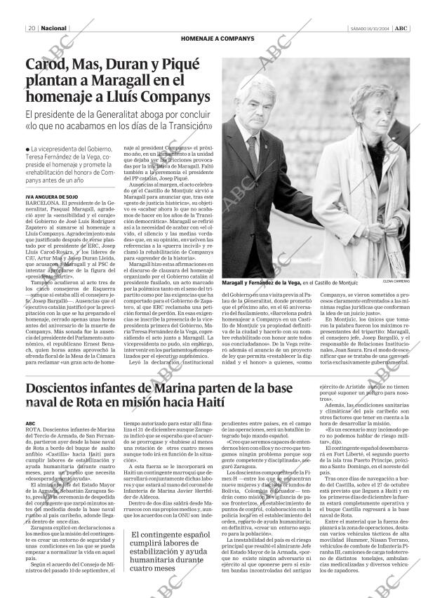 ABC SEVILLA 16-10-2004 página 20