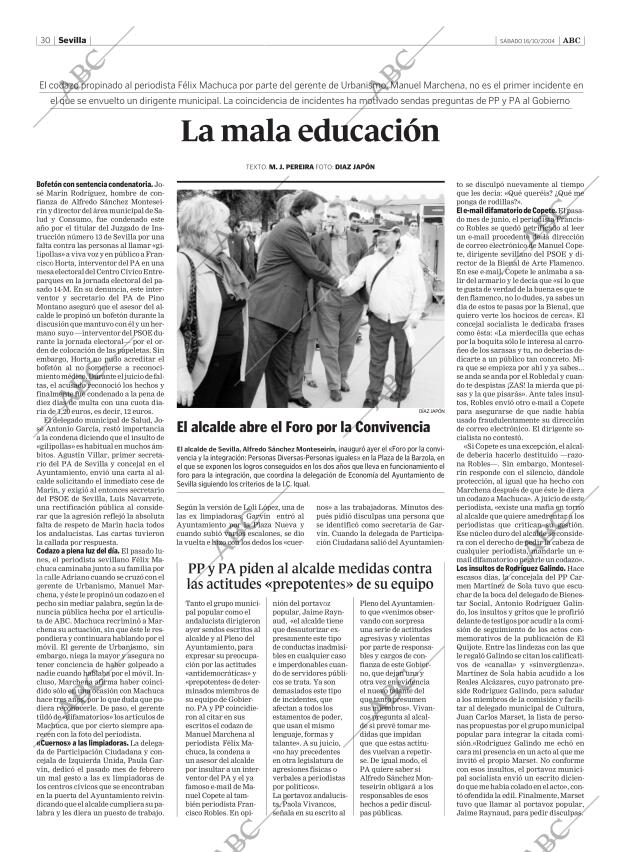 ABC SEVILLA 16-10-2004 página 30