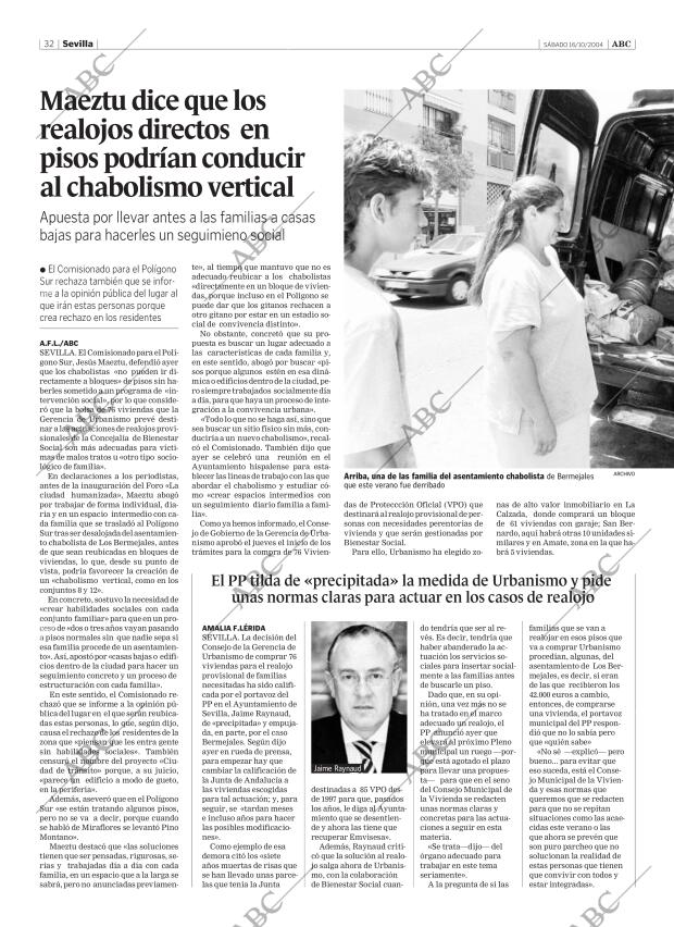 ABC SEVILLA 16-10-2004 página 32