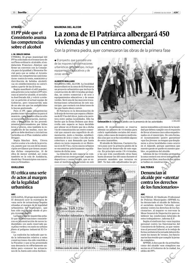 ABC SEVILLA 16-10-2004 página 38