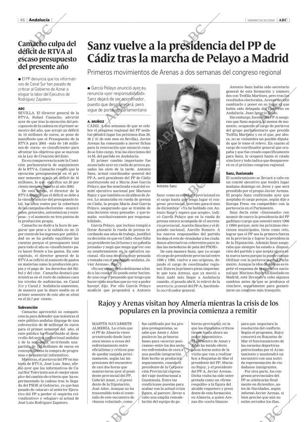 ABC SEVILLA 16-10-2004 página 46