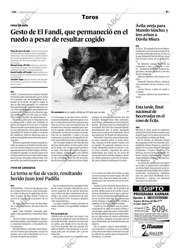 ABC SEVILLA 16-10-2004 página 61