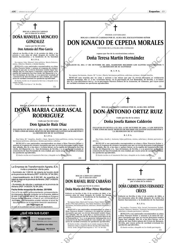 ABC SEVILLA 16-10-2004 página 69