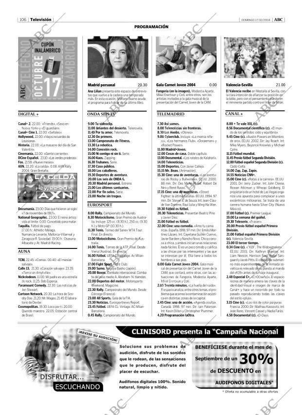ABC MADRID 17-10-2004 página 106