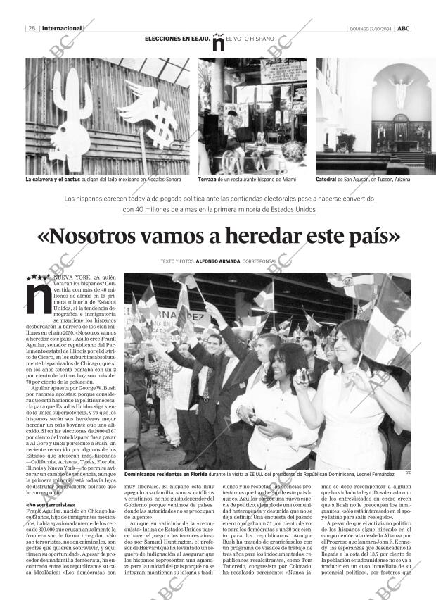 ABC MADRID 17-10-2004 página 28