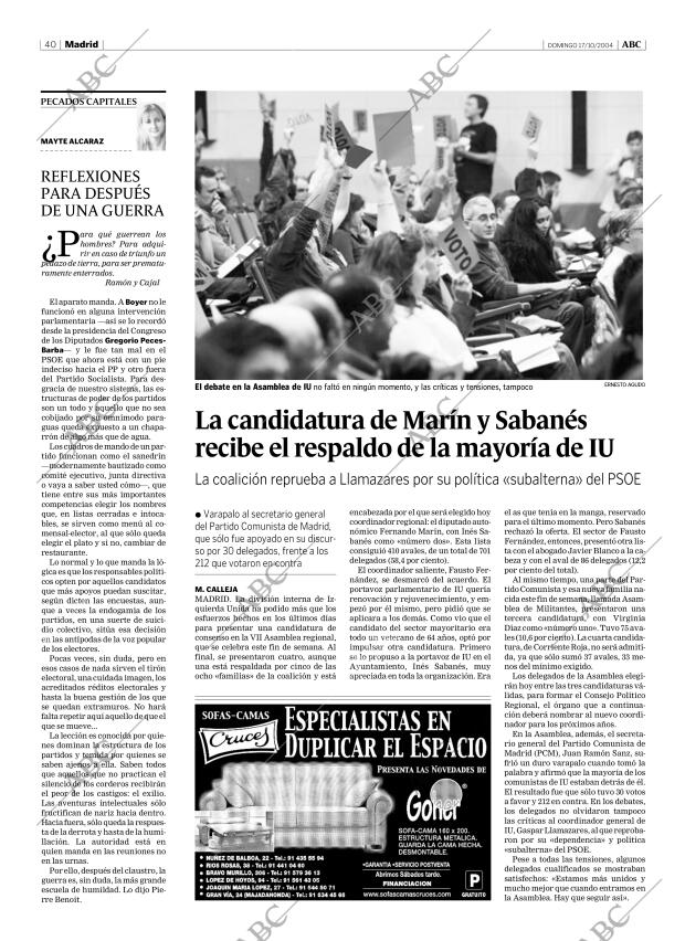 ABC MADRID 17-10-2004 página 40