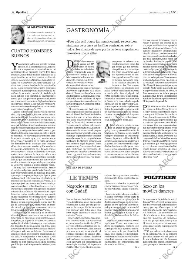ABC MADRID 17-10-2004 página 6