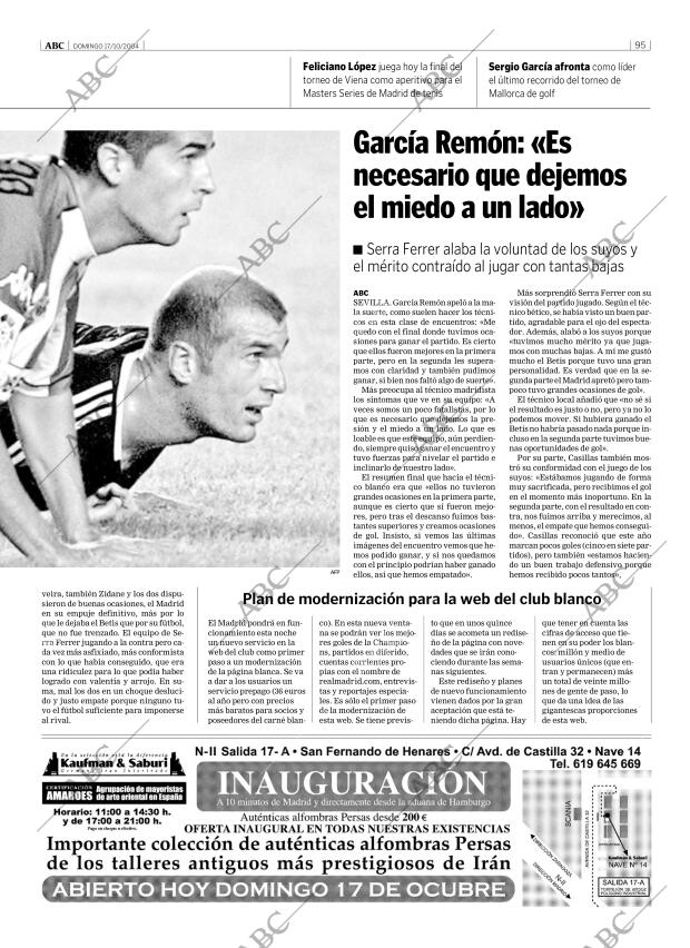 ABC MADRID 17-10-2004 página 95