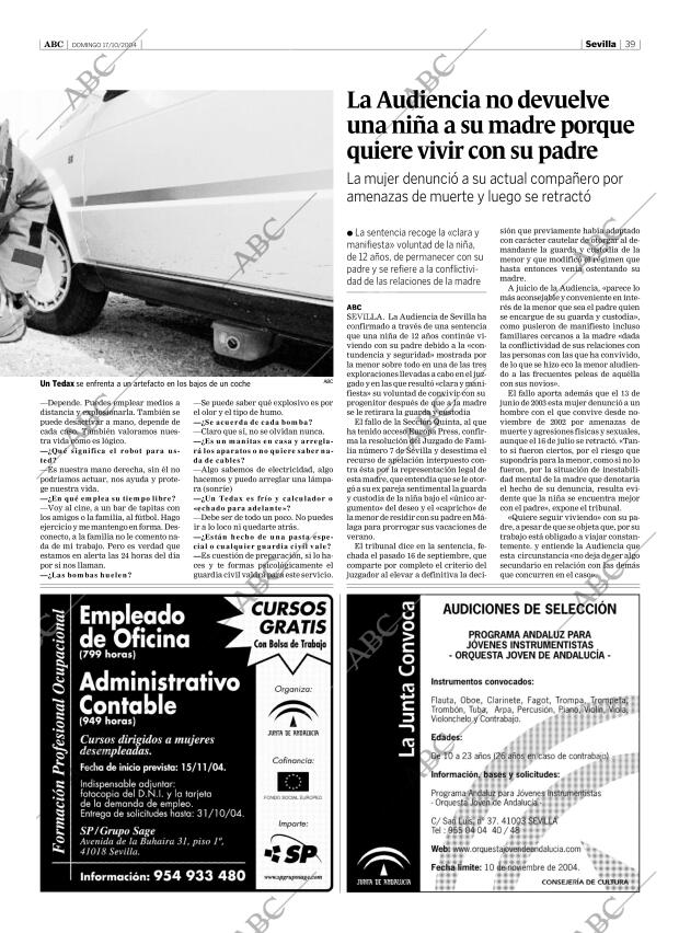 ABC SEVILLA 17-10-2004 página 39