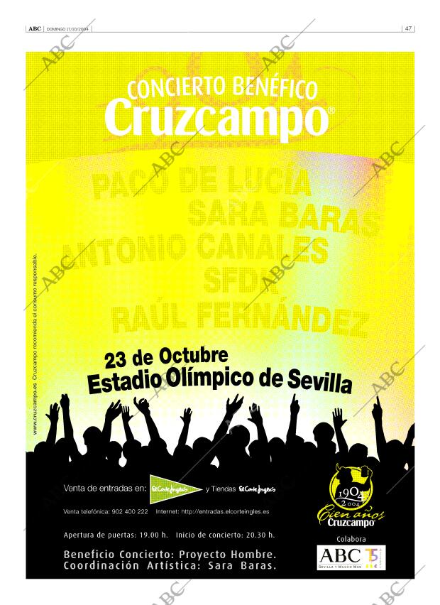 ABC SEVILLA 17-10-2004 página 47
